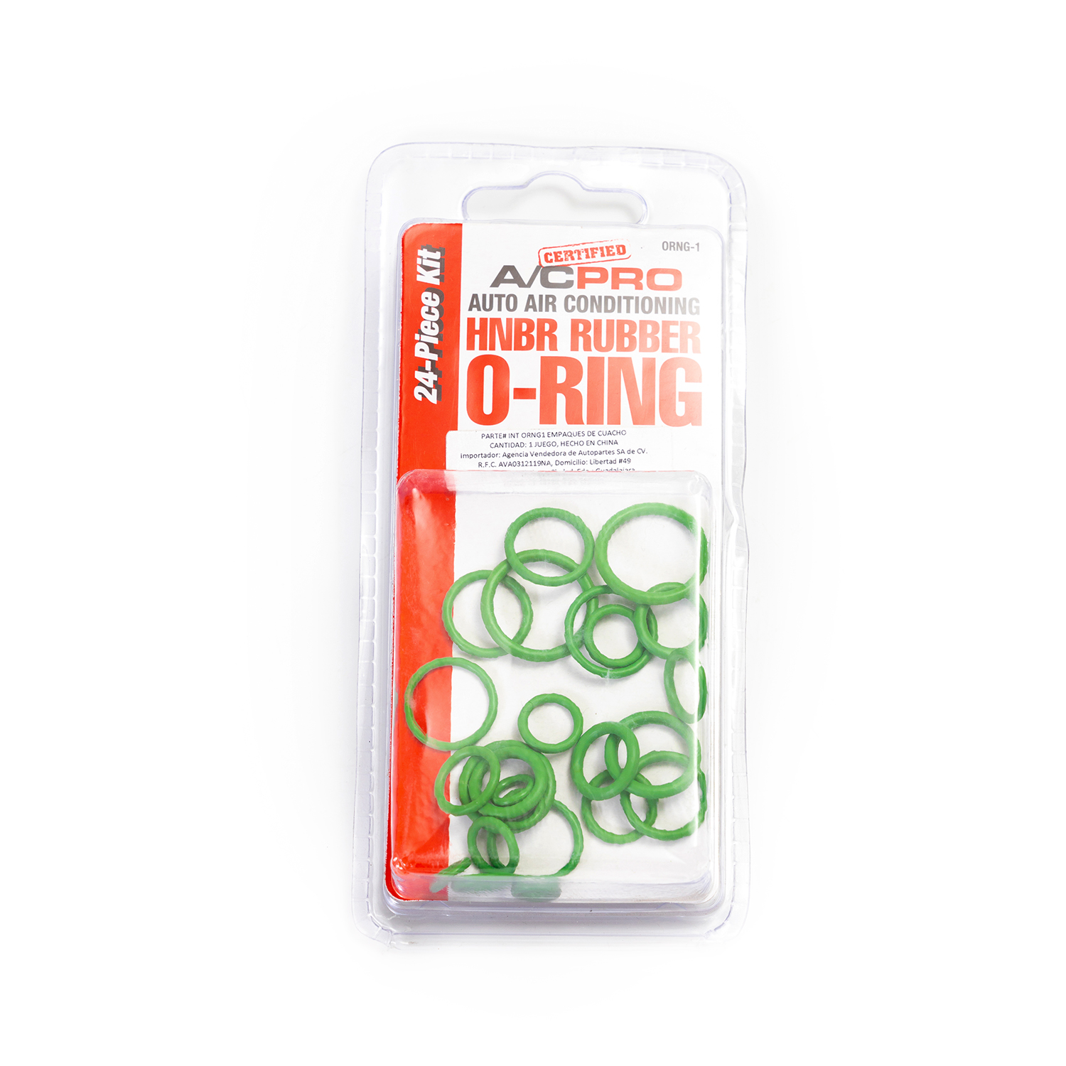 Segmento/Tipo de producto O-rings y empaques de A/C